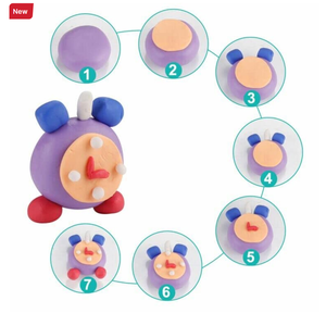 Özelleştirilmiş renkler çocuklar DIY fırın fırında kil küçük blok polimer kil başlangıç kiti ile çoklu renkler hayal eğitim oyuncak - Product Image 3