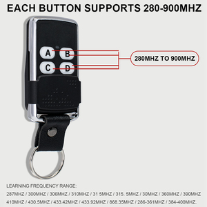 SMG-2055 280-868MHz Multi-Frequency Universal Garage Door <strong>Remote</strong> <strong>Control</strong> for Fixed <strong>Rolling</strong> <strong>Code</strong> 433.92MHz 868.35MHz <strong>Duplicator</strong> - Product Image 3
