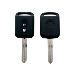 N-issan Qashqai Navara Almera 05-14カーキー用の高品質の車交換用キーケースフォブ2ボタンリモートキーシェル - Product Image 1