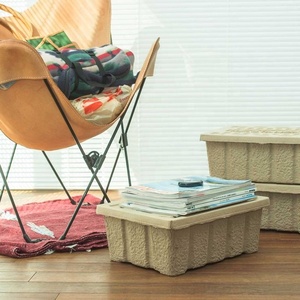 ペーパーホームオーガナイザー高品質リサイクル紙パルプ収納ボックス生分解性収納ボックス - Product Image 2