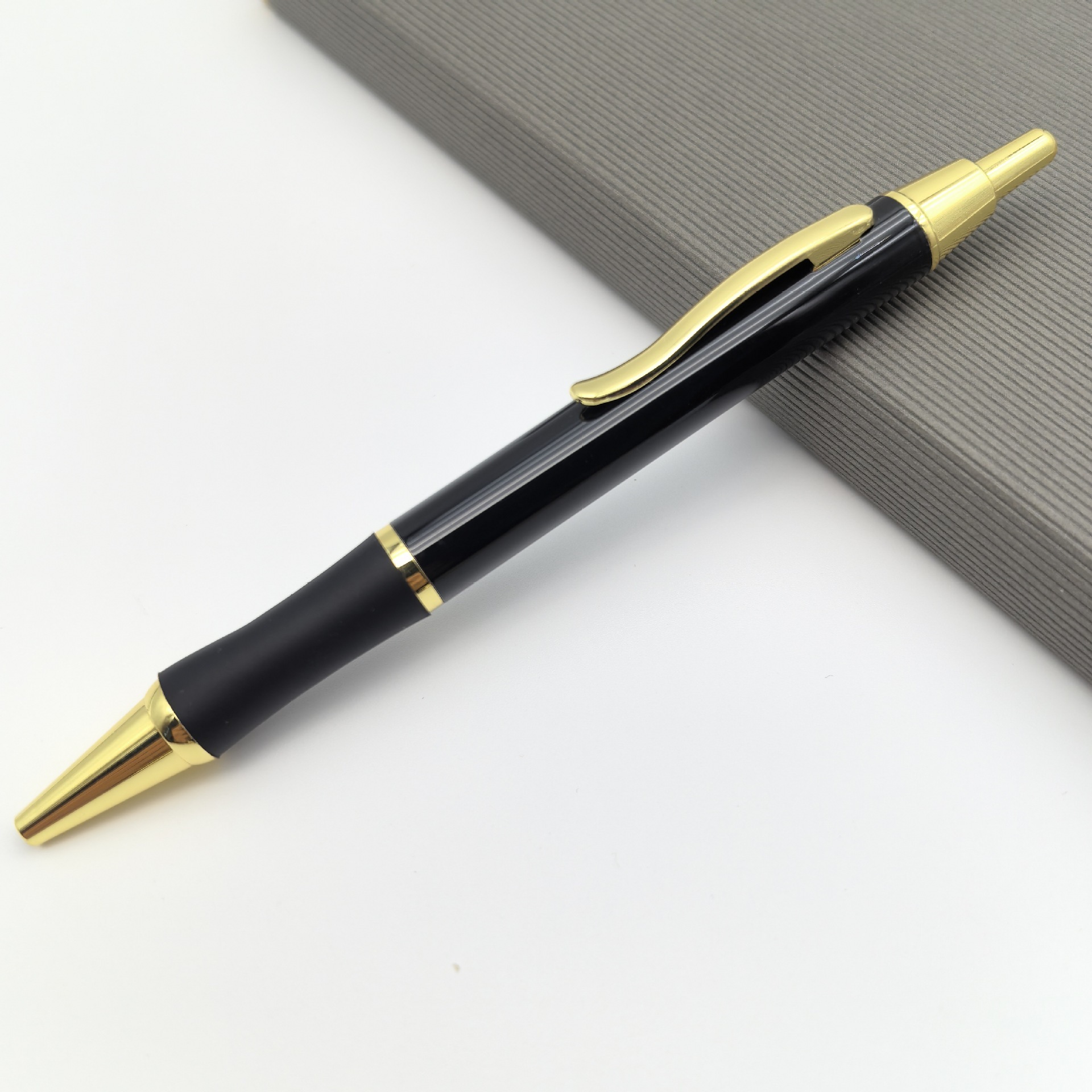 Black with gold