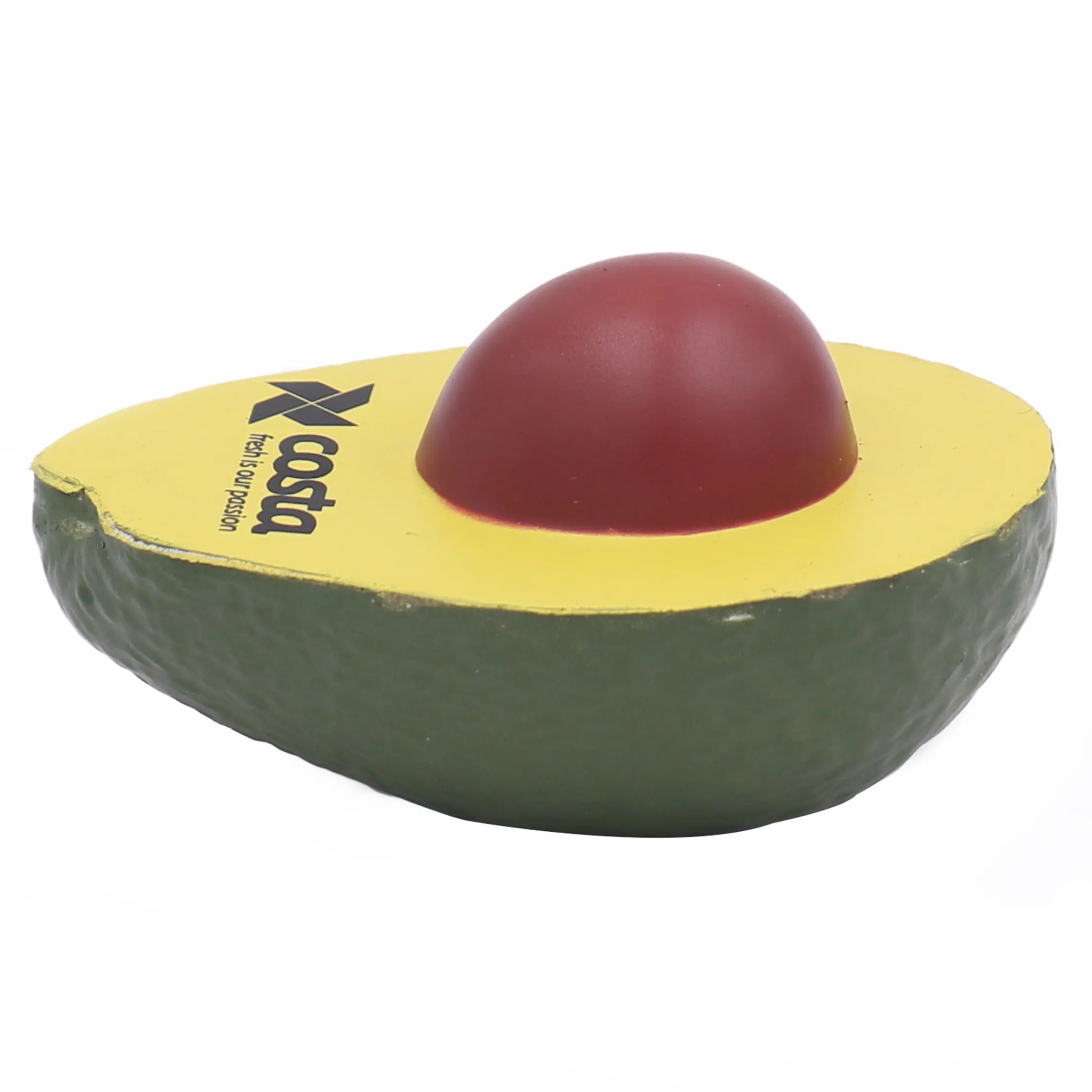 Bola antiestrés de alta calidad, bola Antiestrés con forma de aguacate PU, barata