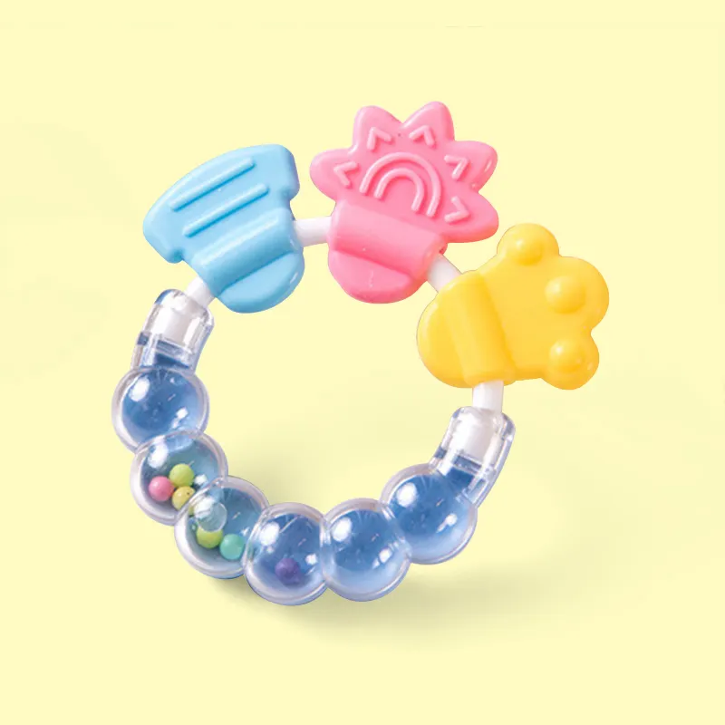 Legendary 2021 Bpa ücretsiz bebek yatıştırıcı çıngırak diş kaşıyıcı yüzükler Bpa ücretsiz silikon bebek diş çıkarma çıngıraklar oyuncaklar