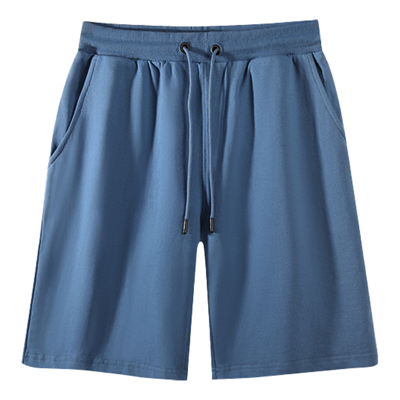 260g Terry shorts blue