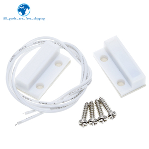 TZT MC-38 MC38 sensore per porte e finestre cablato filo da 30mm allungare in modo casuale interruttore magnetico sistema di allarme domestico per arduino - Product Image 2