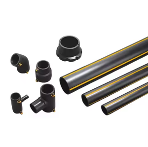 中国好工厂提供各种口径PE天然气管道SDR11气体橙色线HDPE塑料管 - Product Image 3