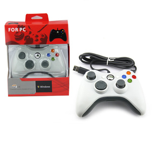 HONSON USB kablolu titreşim Gamepad için PC denetleyicisi için Windows 7 / 8 / 10 değil Xbox 360 için yüksek kalite ile * beyaz - Product Image 6