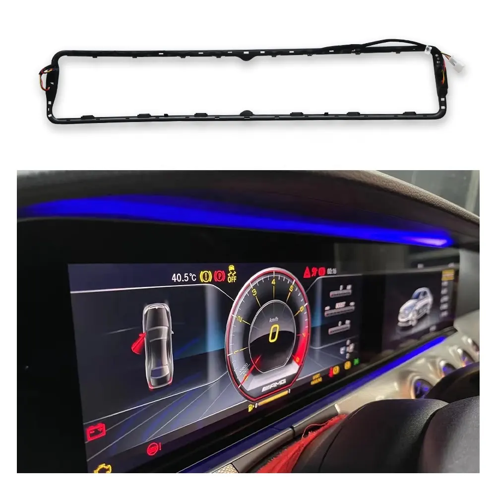 W213 Großbild-Instrumenten tafel Atmosphären lampe 64 Farben LED Dashboard Umgebungs licht Für Mercedes-Benz W213