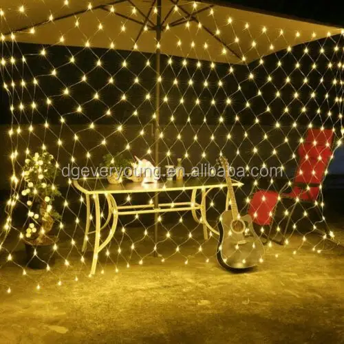 Solar led fairy LED Lichterkette Im Freien Dekoration Fischernetz Mesh String Xmas Party Hochzeit Weihnachten Lichter urlaub beleuchtung