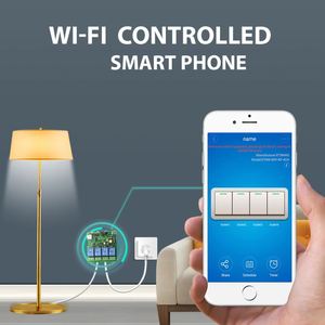 Telecomando universale Senza Fili Regolatore di WiFi Modulo Relè eWeLink APP Ricevitore per Schermi di Proiezione Elettrico Tende Porta Del Garage - Product Image 4