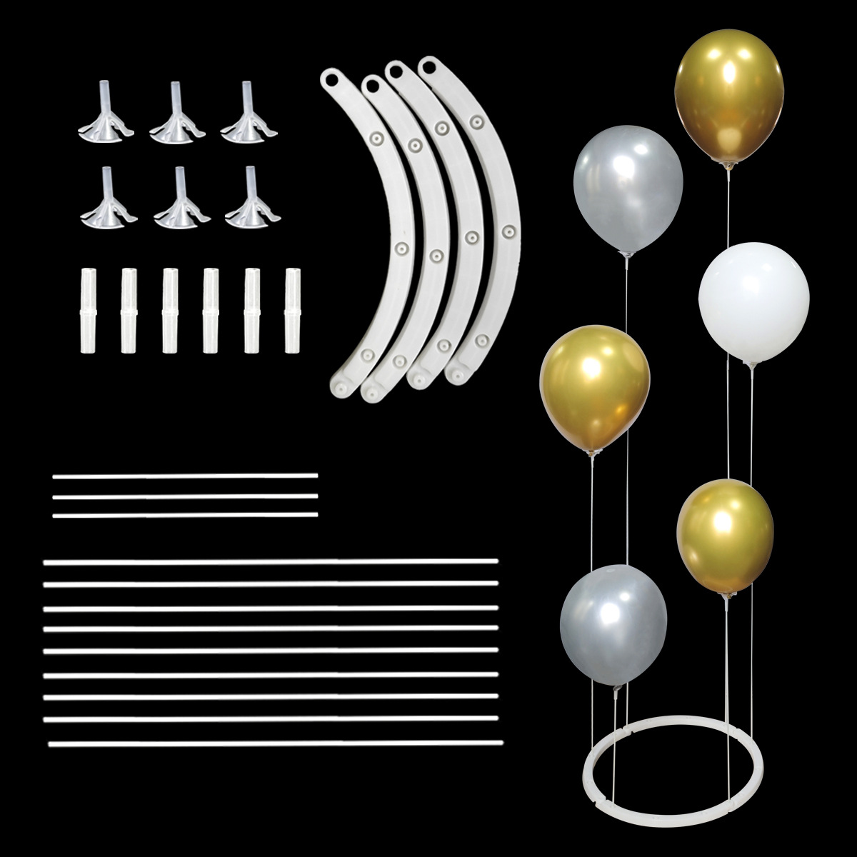 Round bottom balloon stand