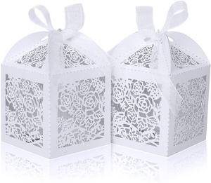 Tinh Tế Bướm Thiết Kế Sang Trọng Ủng hộ Đám Cưới Hộp Ngọt Ngào Quinceanera Quà Tặng Kẹo Hộp Bao Bì Cho Đảng - Product Image 4