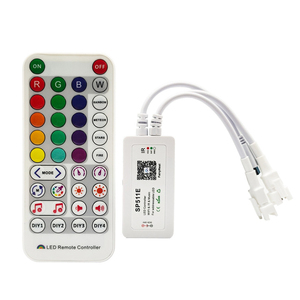 SP511E светодиодный контроллер WiFi & IR & Music полноцветный SPI цифровой сигнал Диммер с 38 клавишами дистанционного управления для 900 пикселей - Product Image 2