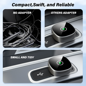 Kyere KY-4241 5GHz Wifi không dây Carplay <span class=keywords><strong>Android</strong></span> Auto Adapter ổn định 2-in-1 Dongle với tự động kết nối cho iOS/<span class=keywords><strong>Android</strong></span> - Product Image 2