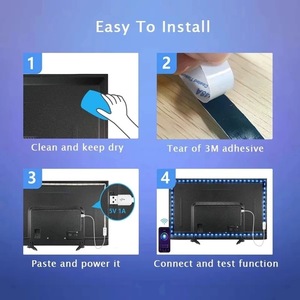 5050 Rgb 5 В Гибкий комплект Usb Светодиодная лента 24 ключа ИК пульт дистанционного управления и Bluetooth приложение для синхронизации музыки 5 м Светодиодные полосы света