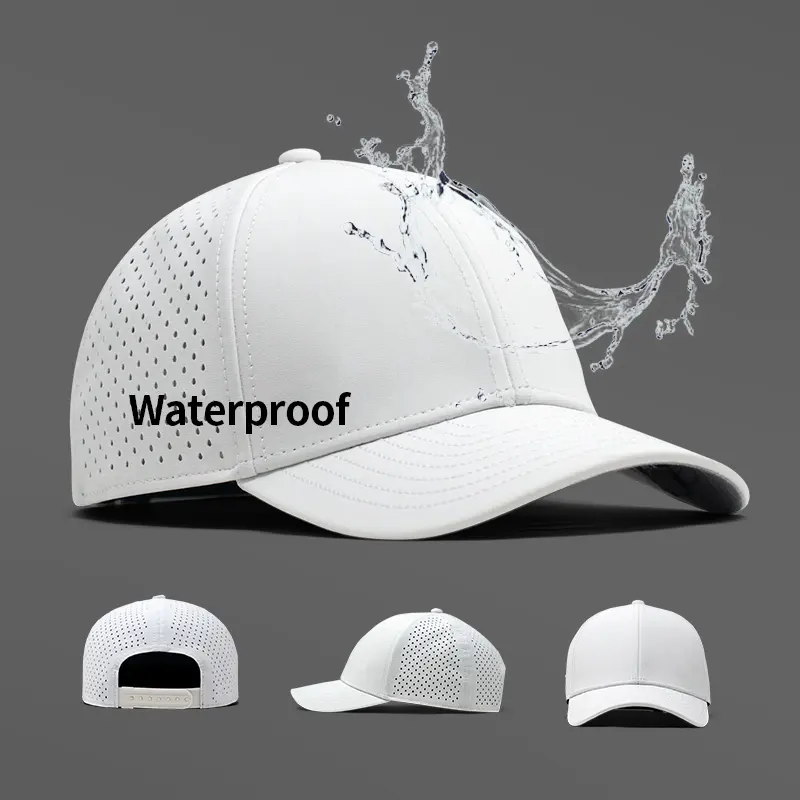 HS40カーブドバイザー野球帽非防水または防水ゴロスバイスボールキャップ6パネルスポーツメリンA-男性用ゲーム帽子カスタム野球帽
