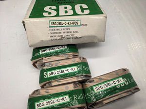 Original SBC Linear Guide Rail <strong>SBG25SL</strong> <strong>SBG25SL</strong>-<strong>C</strong>-<strong>K1</strong> SBG 25SL-<strong>C</strong>-<strong>K1</strong> Linear Guide Block <strong>SBG25SL</strong> <strong>SBG25SL</strong>-<strong>C</strong>-<strong>K1</strong> SBG 25SL-<strong>C</strong>-<strong>K1</strong> - Product Image 2
