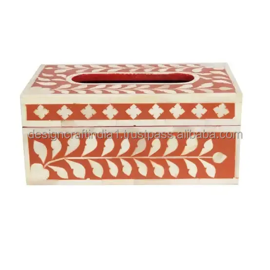 New Arrival Silver MOP Tissue Box Superior Quality Handmade Designer Tissue Paper Box In Indian Style Best Sale