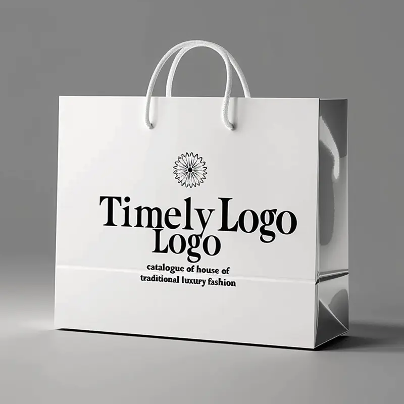 Bolsa de papel de regalo Rosa mate barata marca de embalaje de cartón de Boutique de tela personalizada 2024 con su propio logotipo para pequeñas empresas