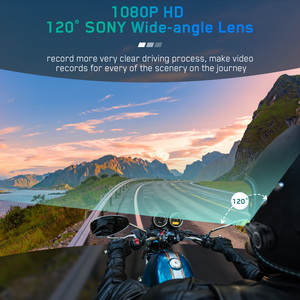 Intercomunicador de motocicleta casco auriculares 1080P Video Wifi grabadora Cámara IntercomunicadorMaxto M3 - Product Image 3
