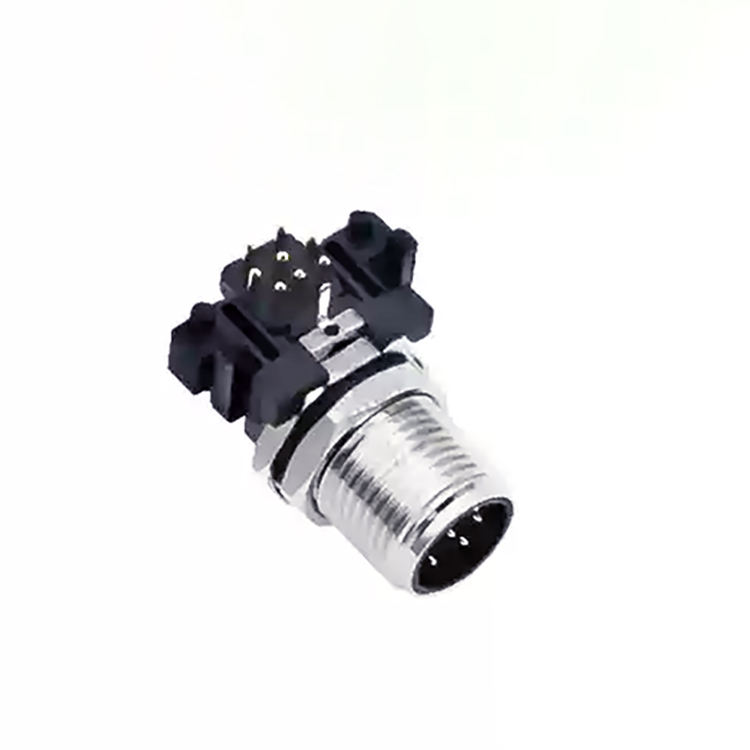 Right Angle M12 A Code | Male | With Grounding