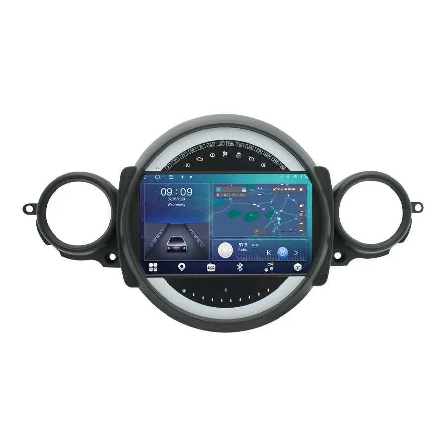 LT LUNTUO araba radyo 2din Android Octa çekirdek araba Stereo Dvd Gps navigasyon oynatıcı multimedya Carplay Bmw Mini Cooper R56 R60 için