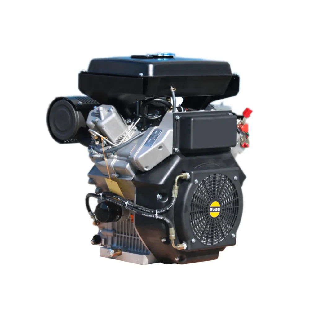 GXNEWLAND üreticisi 15w40 yağ jeneratörü makineleri v-tipi 2V92 2 silindirli dizel motor
