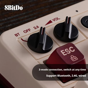 8BitDo <strong>Keyboard</strong> Hot Swap USB 3.0 Compatible Windows Android Gaming <strong>Keyboard</strong> Retro 108 Keys Three Mode Mechanical Gaming <strong>Keyboard</strong> - Product Image 4