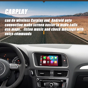 CZT-AUTO Wireless CarPlay and Android Auto for <strong>AUDI</strong> Q5 <strong>MMI</strong> <strong>3G</strong> 2010-2018 6.5&quot;/7&quot; Display Mirror-link/Radio/Media/Camera - Product Image 6