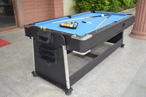 Factory 7ft Snooker &amp; Billiard Hot-selling Billiard Pool <strong>Table</strong> air Hockey Ping-pong <strong>Functions</strong> 4 in 1 <strong>Multi</strong> <strong>Game</strong> <strong>Table</strong> - Product Image 5