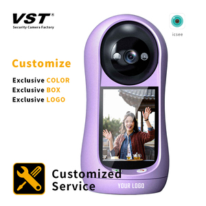 ICSEE 3MP智能云IP摄像机，带屏幕WIFI视频网络和内置麦克风可视化屏幕 - Product Image 4