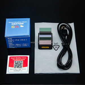 <strong>GIF</strong> 3D Holographic Smart WIFI Weather Station Digital Clock Temperature <strong>GIF</strong> Animations and Image Album Desktop Decoration - Product Image 6