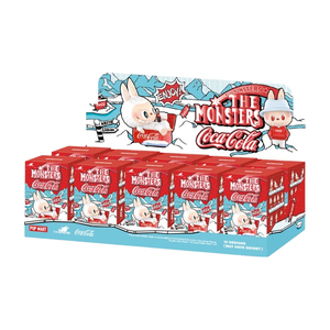 POPMARTオリジナル100% 本格的なPVCブラインドボックスシリーズ新作ミステリーギフトセット-Cola Labubu Monsters for Christmas - Product Image 1