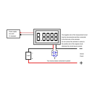 Taidacent 5-stellig 5V 50mA Digital DC Amp Meter Digitales Ampere meter Panel Digitales Strom messgerät Milliampere Meter - Product Image 6