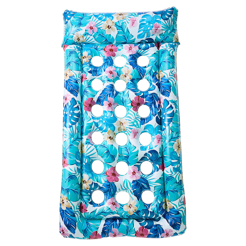 Sábanas flotantes perforadas florales frescas - Embolsadas