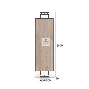 Tùy Chỉnh Chiều Cao 360 Độ Xoay Hai Mặt Hiển Thị Cố Định Nhân Tạo Đá Granite Gạch Tấm Ván Sàn Gỗ Mẫu Hiển Thị Giá - Product Image 3