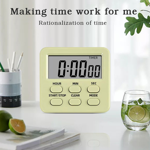 Grande LCD digitale Timer da cucina con sveglia conta su & 24 ore funzione di memoria Multi-Mode e supporto magnetico per la cottura - Product Image 3
