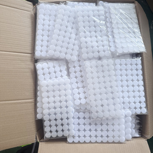 100 pares por paquete Venta directa de fábrica Velcroes redondos personalizables Puntos de gancho y bucle autoadhesivos de nailon - Product Image 2