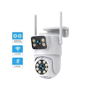 Wifi kamera gece görüş çift ekran hareket algılama wo yönlü ses interkom IP66 çift lens ağ kamerası ptz - Product Image 2