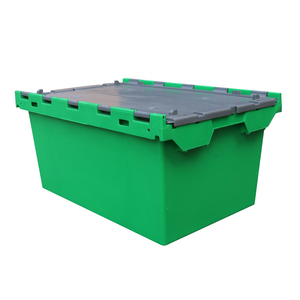 Standard <strong>Size</strong> <strong>Stackable</strong> and Foldable HDPE Plastic Pallet Box <strong>Crate</strong> for Sale - Product Image 1