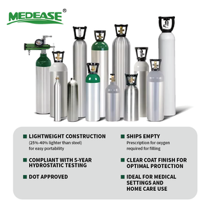 Bán Hot xách tay Dot cao-áp lực nhôm oxy Xi lanh khí xi lanh - Product Image 5