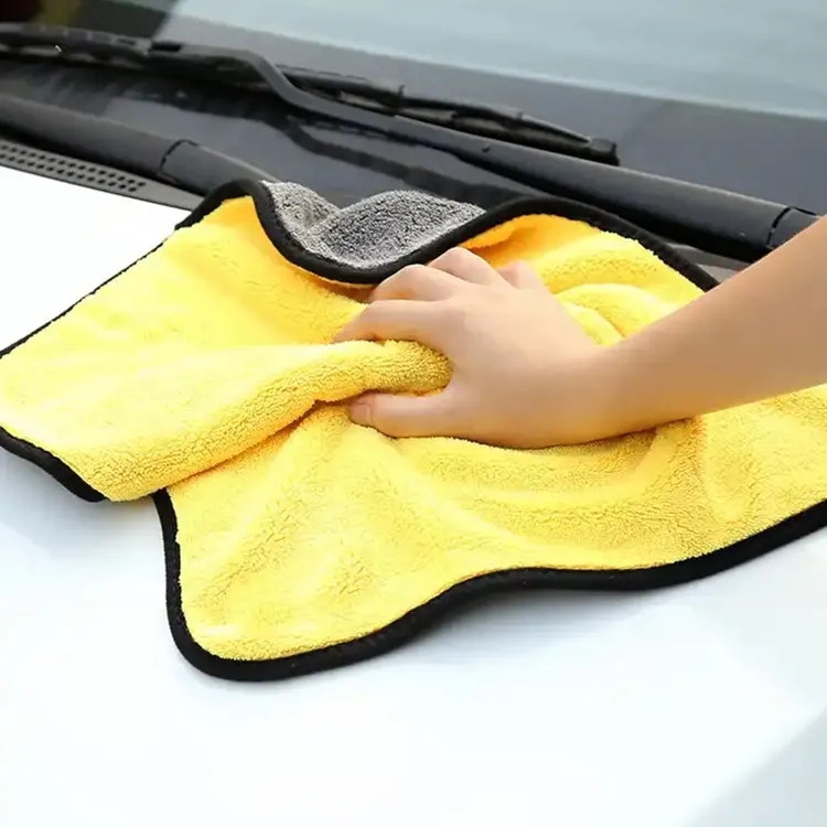 Prodotti per auto a consegna rapida asciugamano in microfibra 40x40 cm per asciugatura asciugamani per lavaggio panno per la pulizia