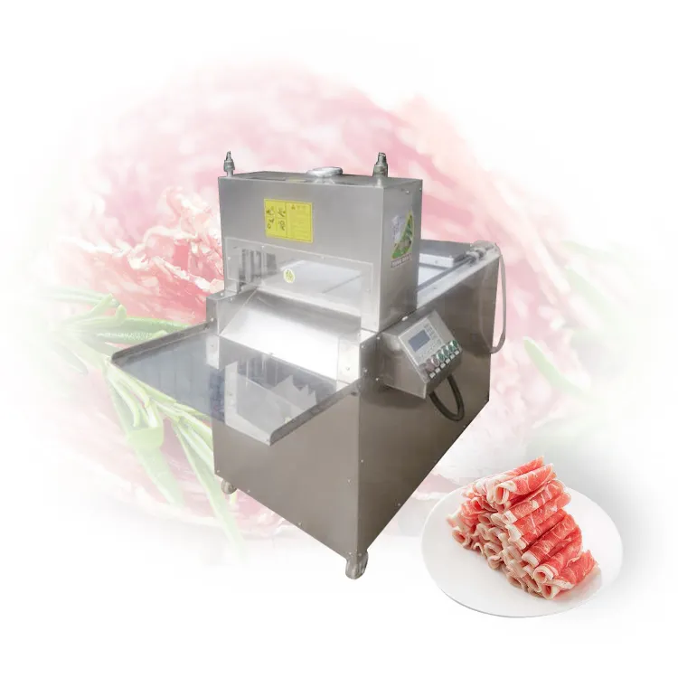 Fabriek Prijs Keuken Apparatuur Commerciële Elektrische Bevroren Vlees Snijmachine Voor Rundvlees Schapen Kip Worst