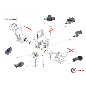 易于操作的JSL-20RBY 2主轴瑞士型车床卧式多主轴自动铣削车床车削Cen - Product Image 6