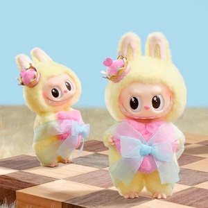 Popmart The Monsters labubu มาตรวจสอบคู่หมากรุกผจญภัยป๊อปมาร์ทตกหลุมในพวงกุญแจป่า - Product Image 2