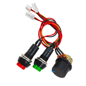 PWM DC regolatore di velocità del motore 6V-24V avanti e indietro interruttore elettrico Push Rod Controller del motore 3A - Product Image 5