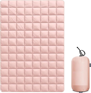 Siêu nhẹ xuống cắm trại chăn-650 điền vào điện Puffy Quilt. Nhỏ gọn & ấm <span class=keywords><strong>Comforter</strong></span> sưng húp trong nhà ngoài trời chăn - Product Image 1
