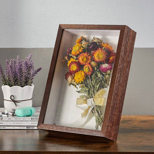 <strong>Custom</strong> MDF Flower <strong>Display</strong> Shadow Box <strong>Frame</strong> 3cm 5cm Deep Photo <strong>Frame</strong> Wall Art 3D Picture <strong>Frame</strong> Shadow Box - Product Image 5
