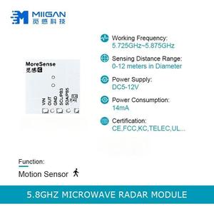 Kosteneffectieve Dc 5-12V Parameter Verstelbare Detectie Bewegende Object Bewegende <span class=keywords><strong>Sensor</strong></span> Voor Led Plafondlicht Voor Smart Home-Oplossing - Product Image 3