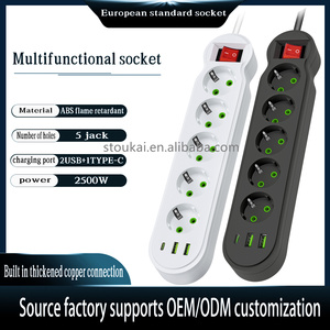 Compatibilidad global Conecte en cualquier lugar Enchufe de extensión universal con alimentación de enchufe múltiple - Product Image 2